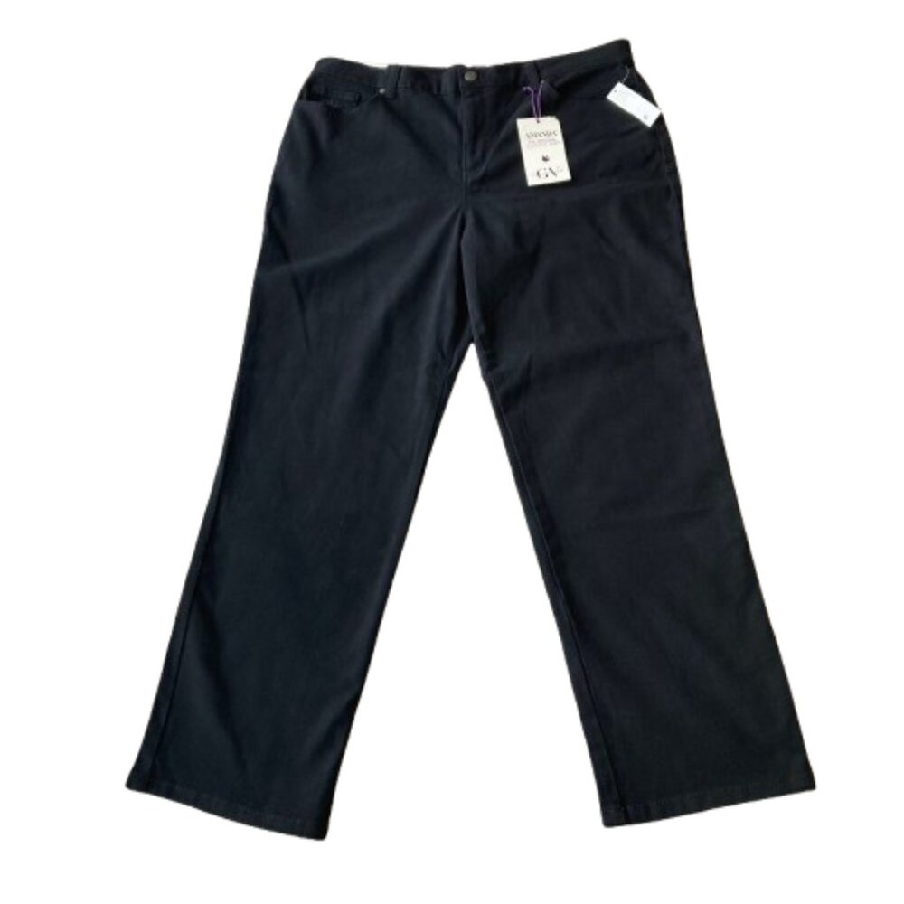 Gloria Vanderbilt Amanda Stretch Classic Rise Jeans 16 Short Black NWT